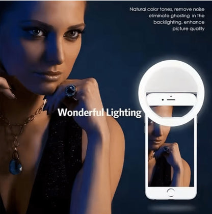 Clip-On Selfie Ring Light