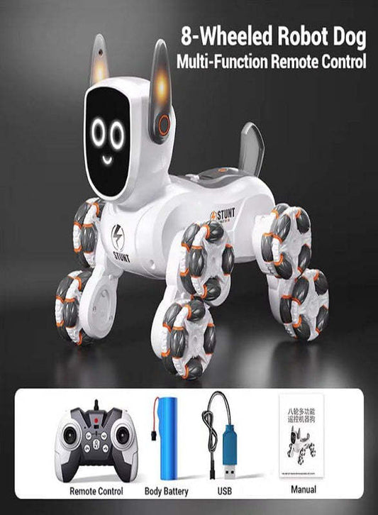 8 Wheel Multi Functional RC Robot Dog