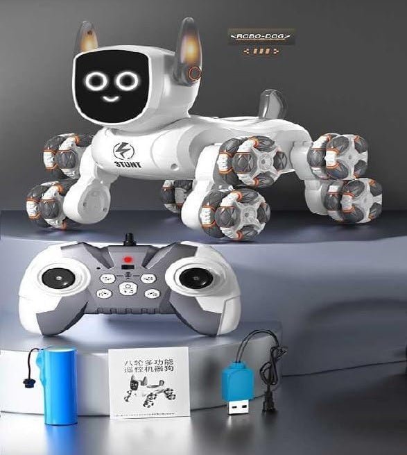 8 Wheel Multi Functional RC Robot Dog