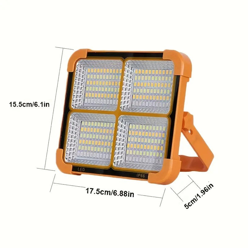100 W Solar Rechargeable and Waterproof LED Floor Light