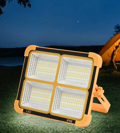 100 W Solar Rechargeable and Waterproof LED Floor Light