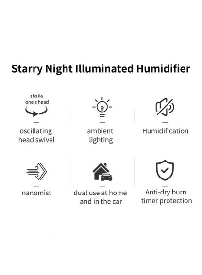 Starry Night Illuminated Humidifier