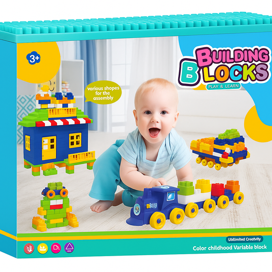 Building Blocks - 400 PCs, Various shapes for free assembly